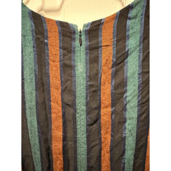 Madewell Stripe Short Sleeve Wrap Wool Blend Jumpsuit Size 0 - Picture 6 of 8